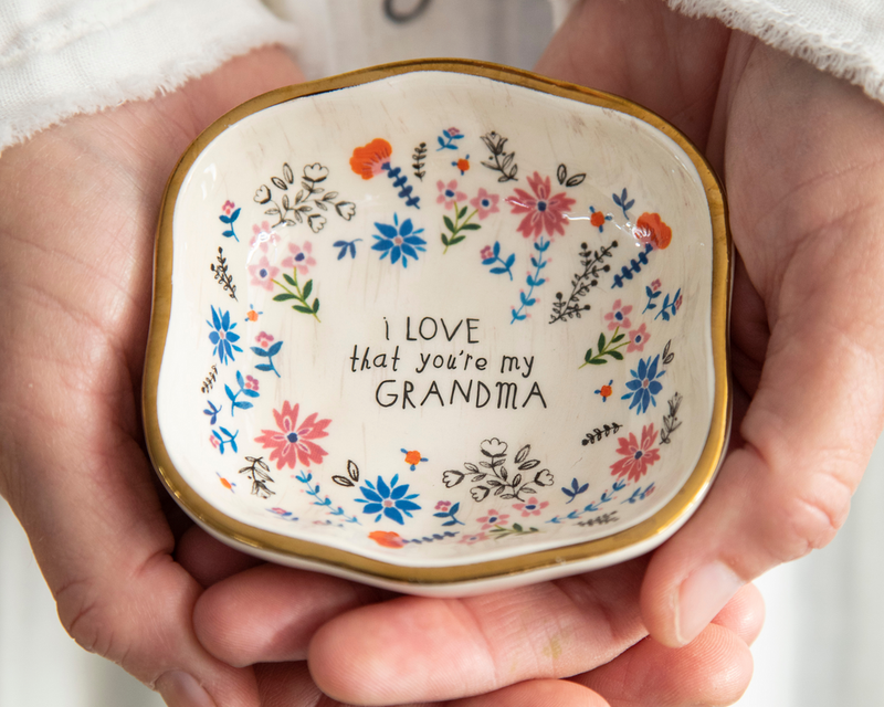 Trinket Dish that says I love that you're my GRANDMA