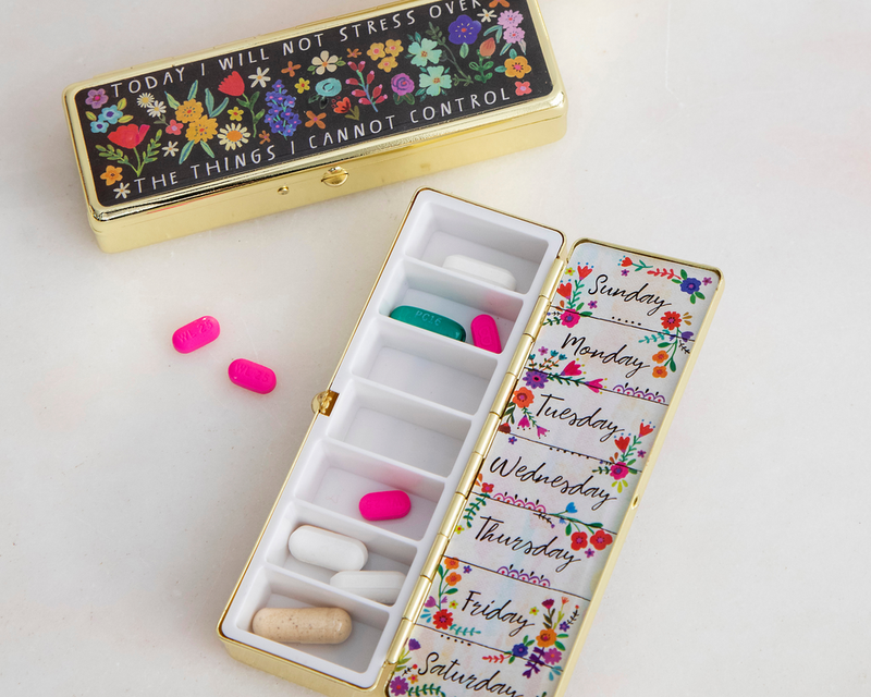 Photo of weekly pill organizer