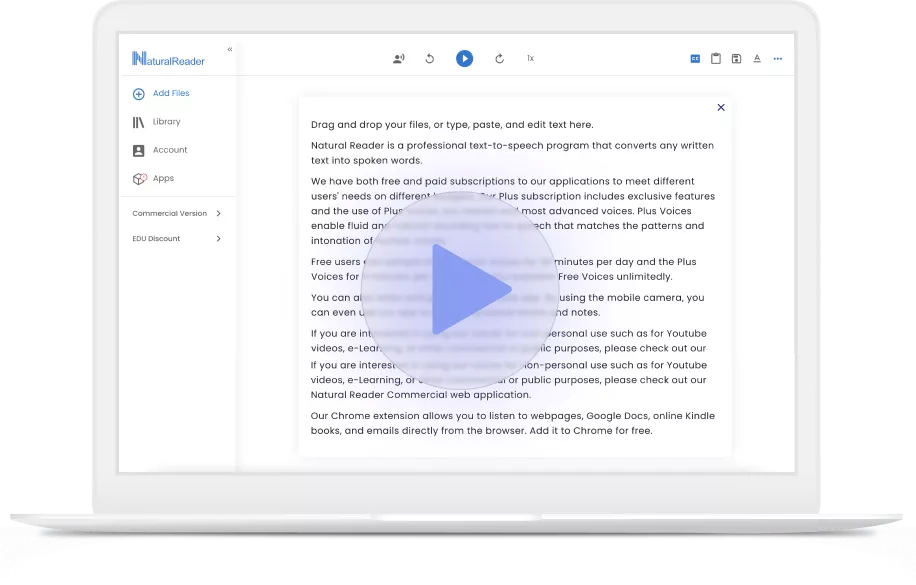 A.I. Text to Speech for EDU